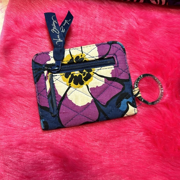 Vera Bradley 3 piece Set Bag, Wallet/ Id / Key Ring and Small Pouch - Picture 13 of 17